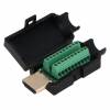 HDMI Male 19P Plug Breakout Terminals Solderless Connector With Cover Wholesale